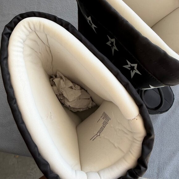 Women's Buffy Winter Boots - Wild Fable Black 10 - Picture 12 of 14